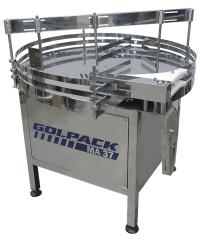 Mesa alimentadora de pote giratória