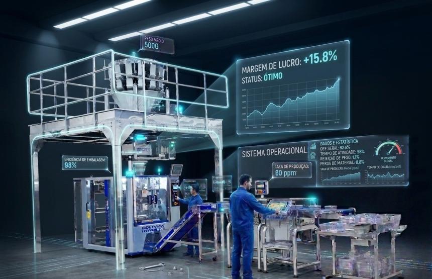 Checadora de Peso CP 200: Precisão, inteligência e controle total para linhas de produção